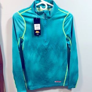 Mizuno Women’s Baselayer Breath Thermo 3/4 zip shirt